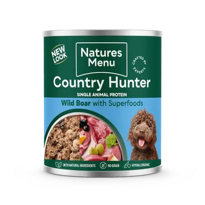 Natures Menu Country Hunter Cans 600g-Pettitt and Boo