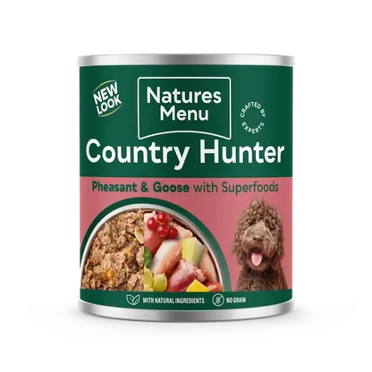 Natures Menu Country Hunter Cans 600g-Pettitt and Boo