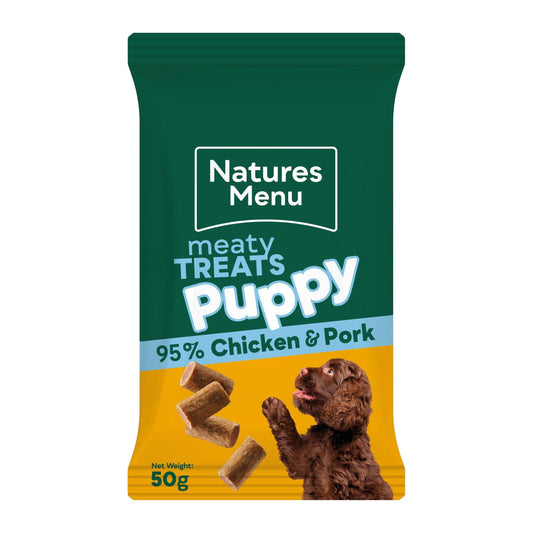 Natures Menu Meaty Treats Puppy 50g-Pettitt and Boo
