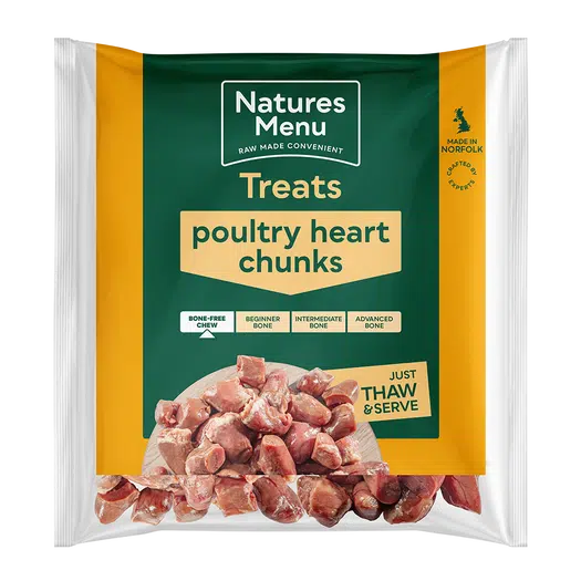 Natures Menu Poultry Hearts 1kg-Pettitt and Boo