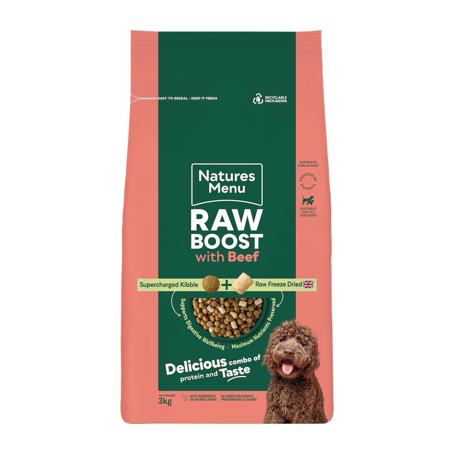 Natures Menu Raw Boost 1.5kg-3kg-Pettitt and Boo