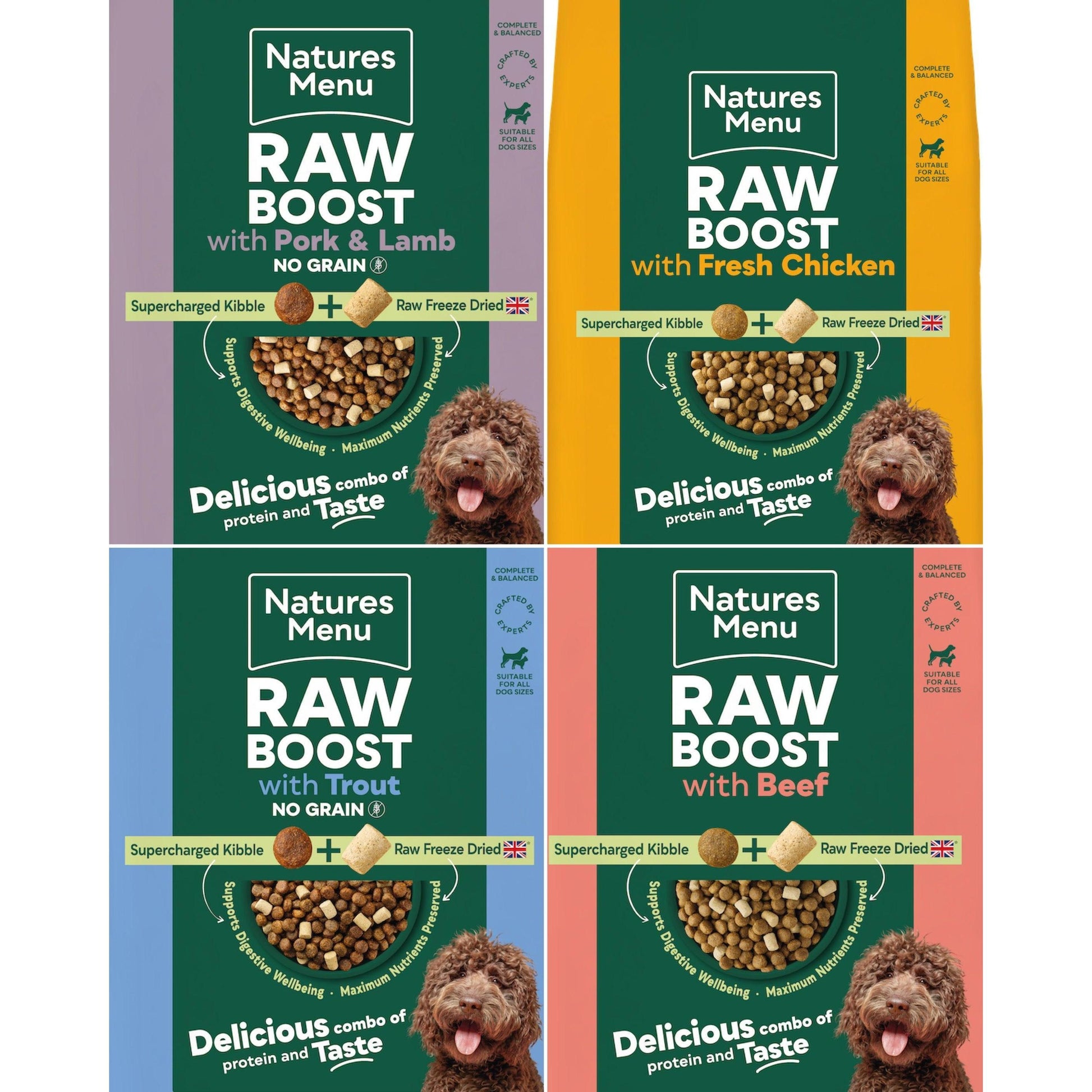 Natures Menu Raw Boost 1.5kg-3kg-Pettitt and Boo