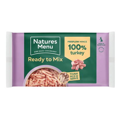 Natures Menu Ready To Mix Free Flow Mince 2kg-Pettitt and Boo