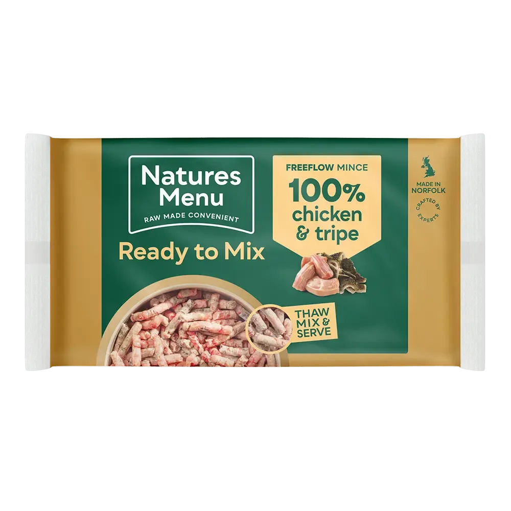 Natures Menu Ready To Mix Free Flow Mince 2kg-Pettitt and Boo