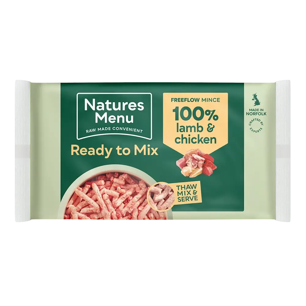 Natures Menu Ready To Mix Free Flow Mince 2kg-Pettitt and Boo