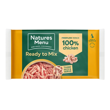 Natures Menu Ready To Mix Free Flow Mince 2kg-Pettitt and Boo