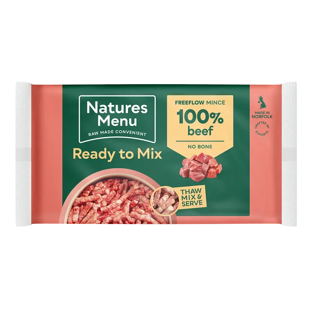 Natures Menu Ready To Mix Free Flow Mince 2kg-Pettitt and Boo