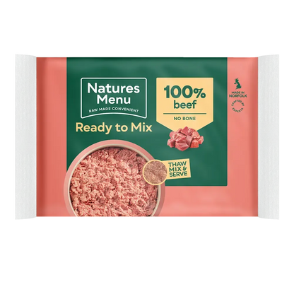 Natures Menu Ready to Mix Mince 400g-Pettitt and Boo
