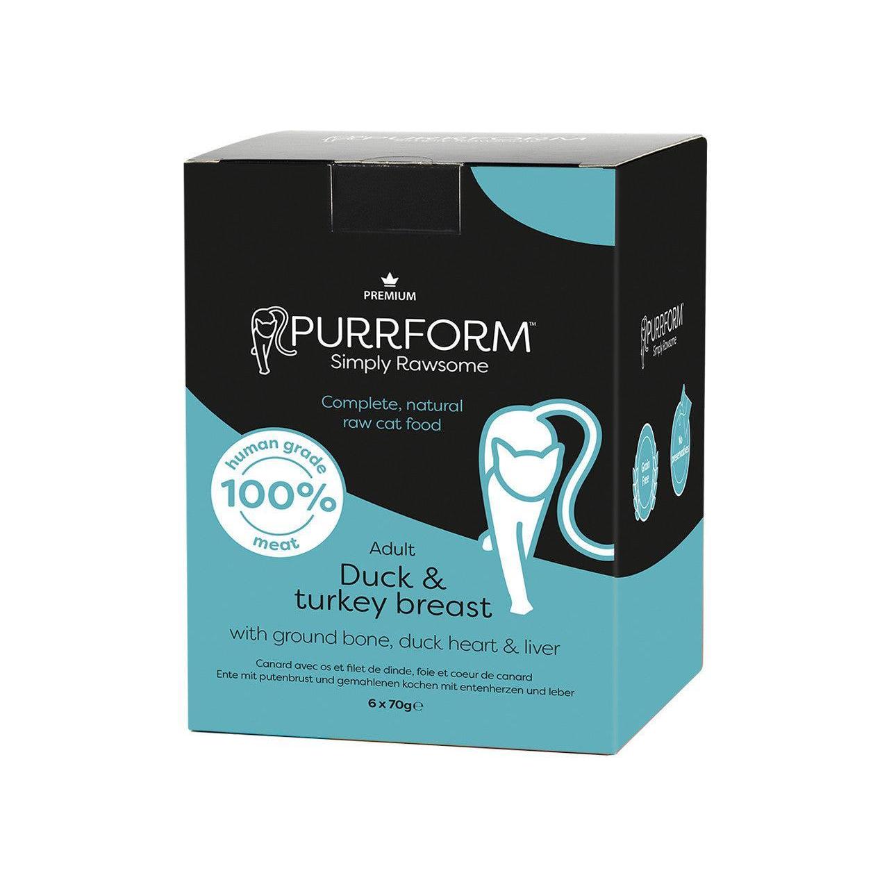 Purrform Complete Cat Food 6 x 70g Pouches-Pettitt and Boo