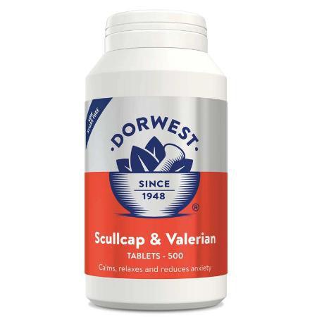 Scullcap & Valerian Tablets For Dogs And Cats - 500 Tablets-Pettitt and Boo