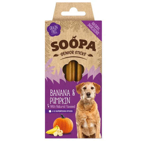 Soopa Dental Sticks Senior Banana and Pumpkin-Pettitt and Boo