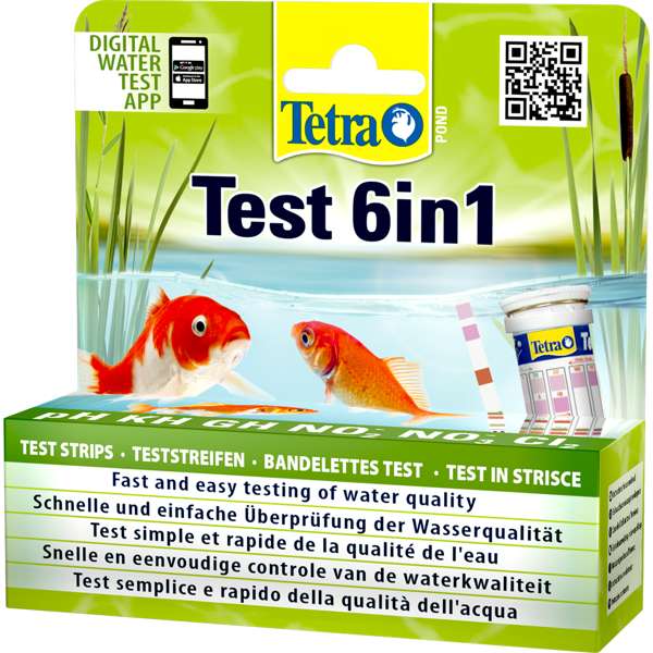 Tetra Test 6 in 1 Pond Strips-Pettitt and Boo