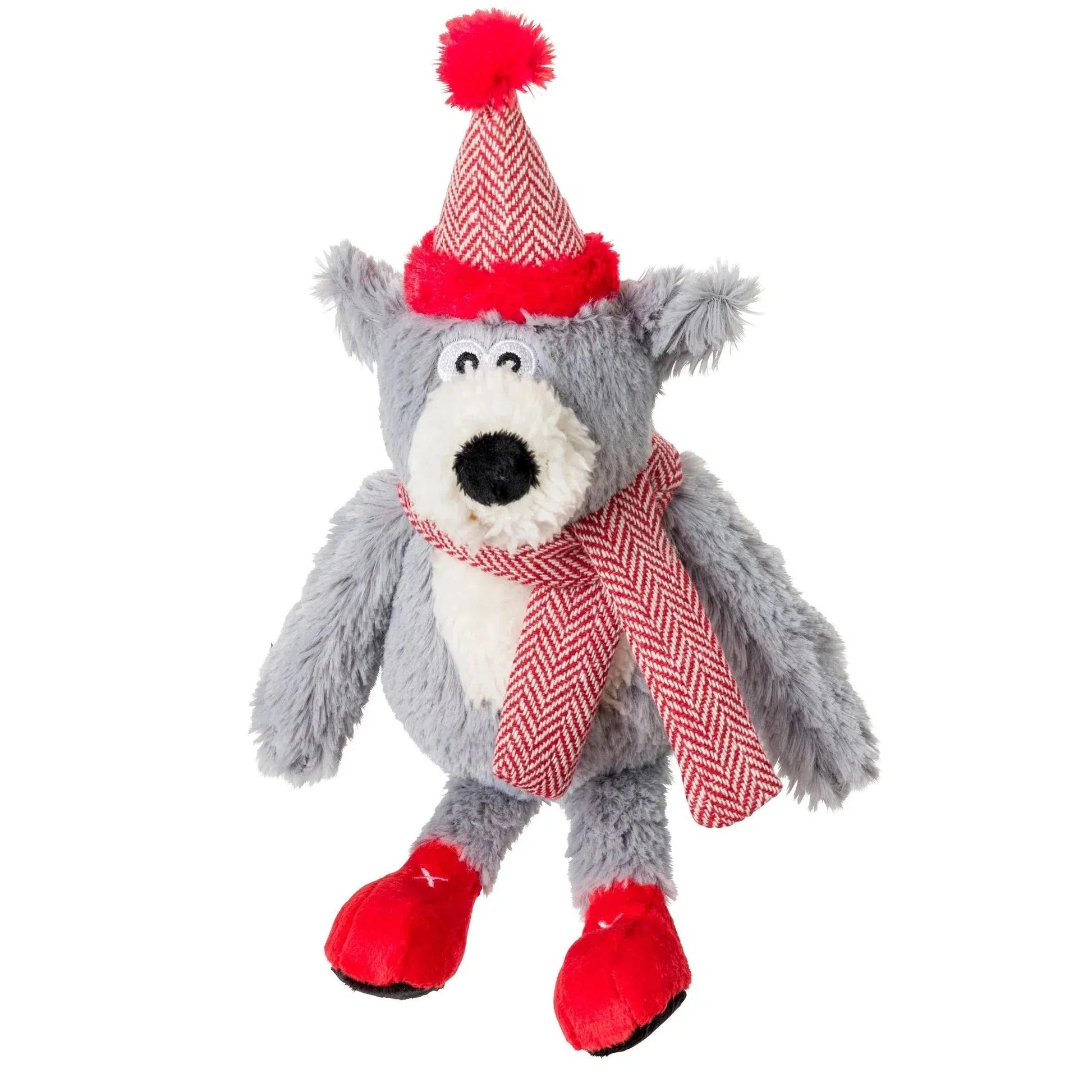 Winter Red dog toy - Polar bear-Pettitt and Boo