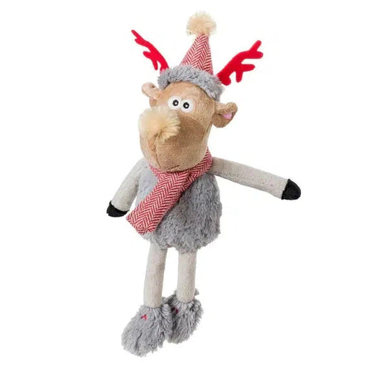 Winter Red dog toy - Rudolph-Pettitt and Boo