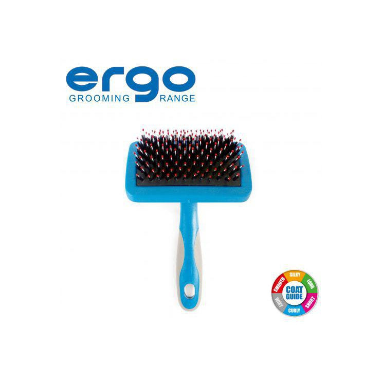 Ancol Ergo Hedgehog Slicker Brush-Pettitt and Boo