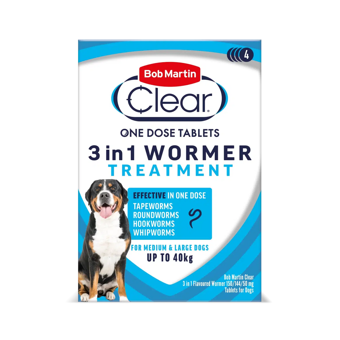 Bob Martin Clear 3in1 Flavoured Wormer for Dogs-Pettitt and Boo