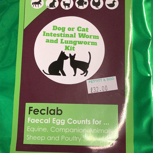 Feclab Dog & Cat Combined Worm Testing Kit-Pettitt and Boo