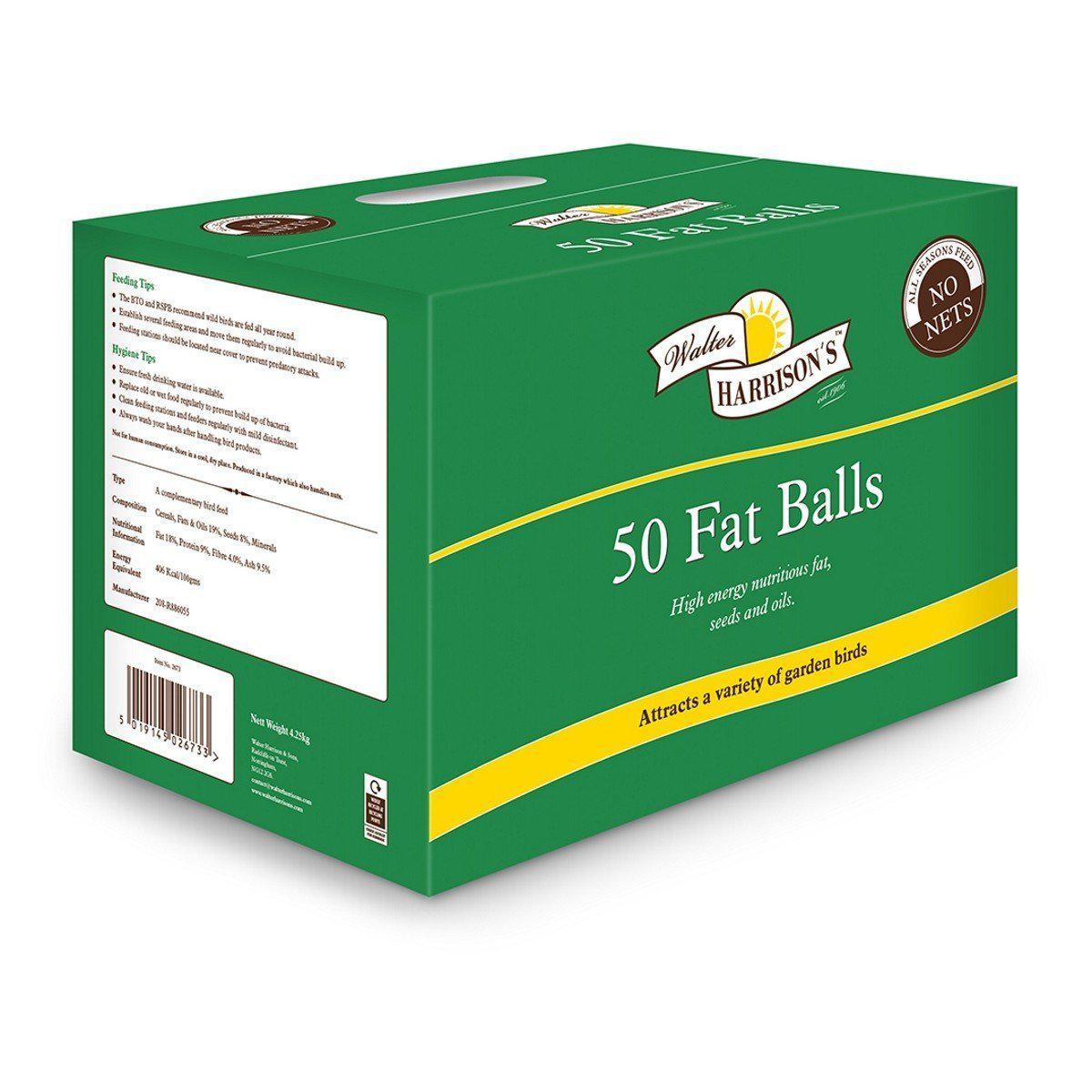 Harrisons Fat Balls Box of 50-Pettitt and Boo