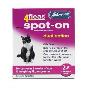 Johnson’s 4Fleas Spot-On For Cats & Kittens-Pettitt and Boo
