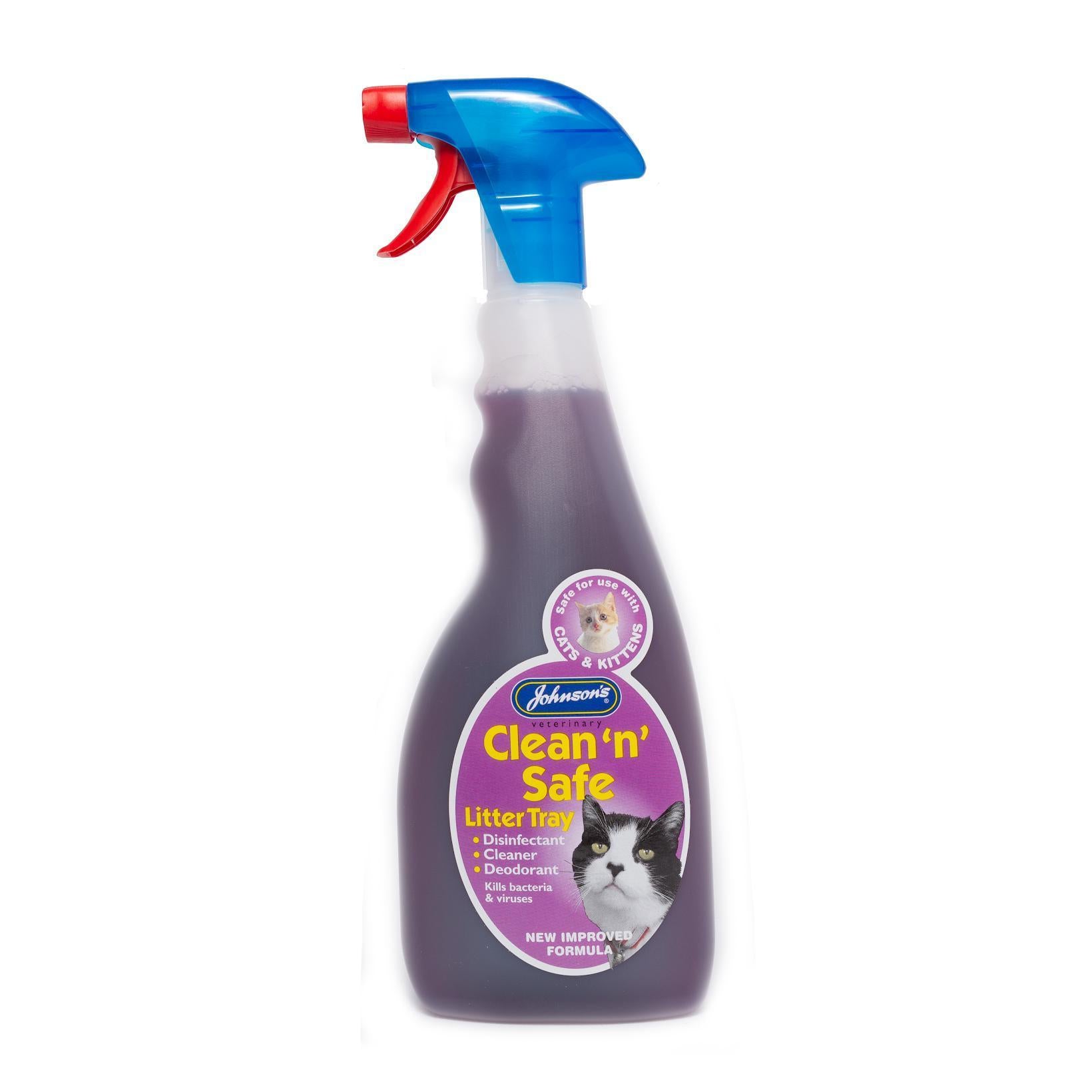 Johnsons Clean 'n' Safe Litter Tray Spray-Pettitt and Boo