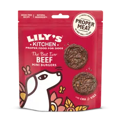 Lily’s Kitchen Beef Mini Burgers 70g-Pettitt and Boo