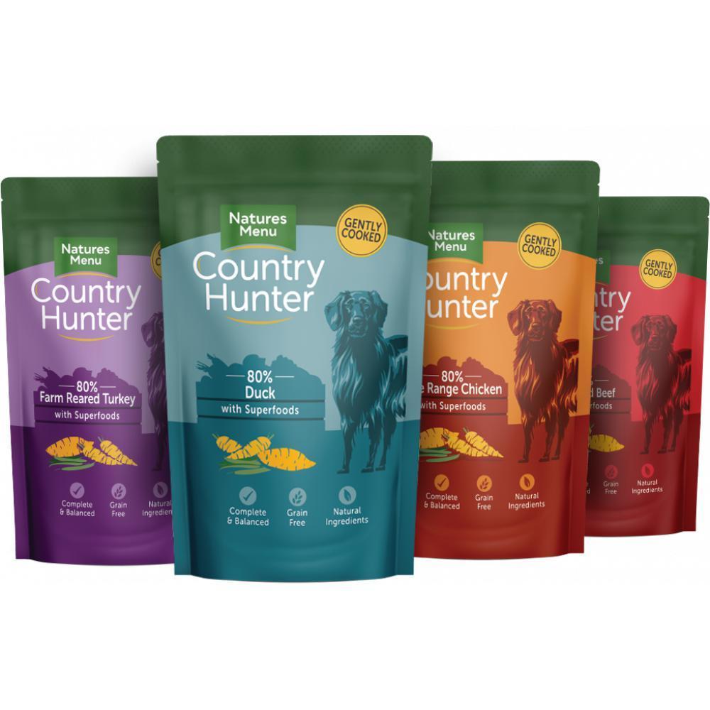 Natures Menu Country Hunter Dog Pouches 150g-Pettitt and Boo