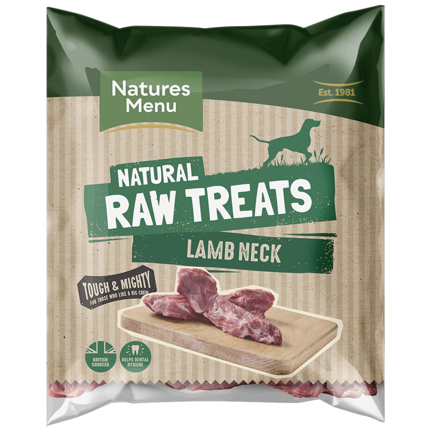 Natures Menu Raw Lamb Neck 1 Pack-Pettitt and Boo