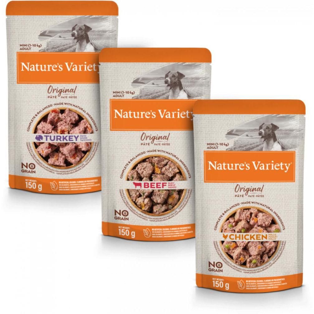 Nature’s Variety Original Pâté Variety Box (8x300g)-Pettitt and Boo