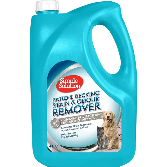 Simple Solution Patio & Decking Stain & Odour Remover 4 Litres-Pettitt and Boo