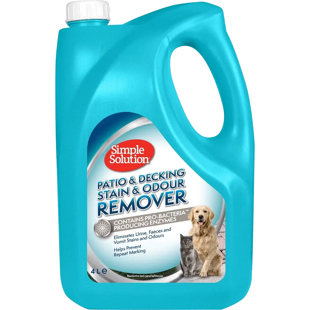 Simple Solution Patio & Decking Stain & Odour Remover 4 Litres-Pettitt and Boo