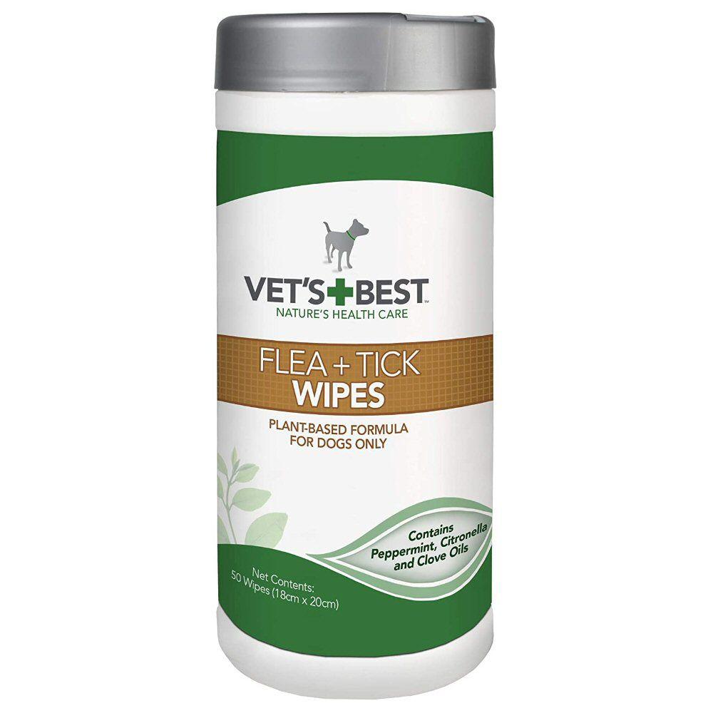 Vet’s Best Flea & Tick Wipes for Dogs-Pettitt and Boo